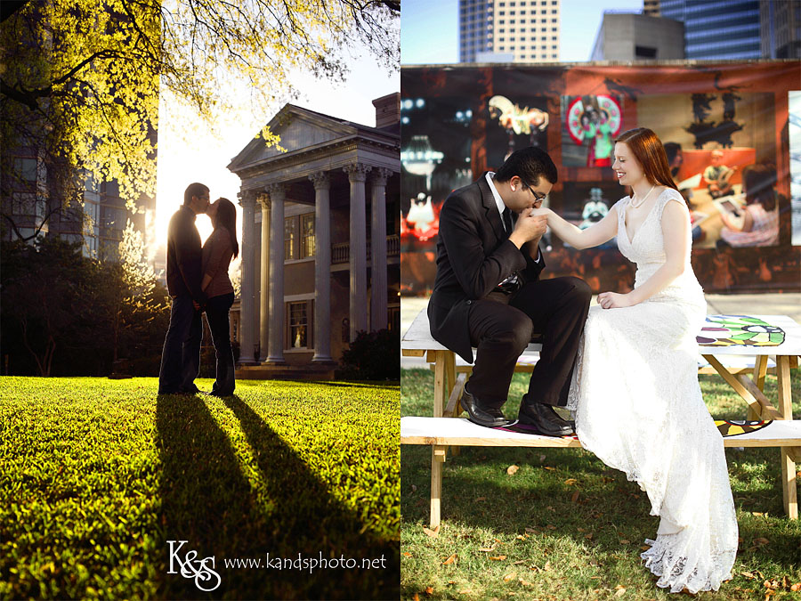 Chris and Chelsea's Downtown Dallas Wedding Session Chris and Chelsea's Downtown Dallas Wedding Session